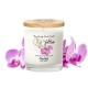 Orchid Aromatherapy Soy Wax Candle (H-hom) - 250g.