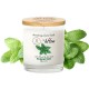 Peppermint  Aromatherapy Soy Wax Candle (H-hom) - 250g.