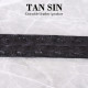 Crocodile Leather Belt Men's Bone Black (TAN SIN) - 1.5 Inch