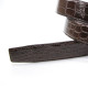 Men's Natural Crocodile Leather Belt  (FINDIG) - Brown