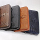 Clutch from 100% genuine crocodile leather with a female zipper (Findig) - 1 pc.